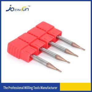 Solid Carbide Micro 2 Flutes Ball Nose CNC Milling Tool