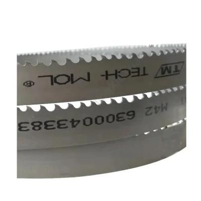 27X0.9mm Customizable M42 HSS Bimetal Bandsaw Blade with High Wear Resistance