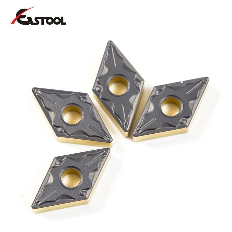 Factory Supply Tungsten Cemented Carbide Inserts Cutting Tools Indexable Turning Inserts Dnmg150608-Am for Steel Machining CNC Inserts