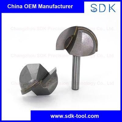 Steel Body Carbide Blade Round Bottom Tools for PVC or Router Bit for Wood