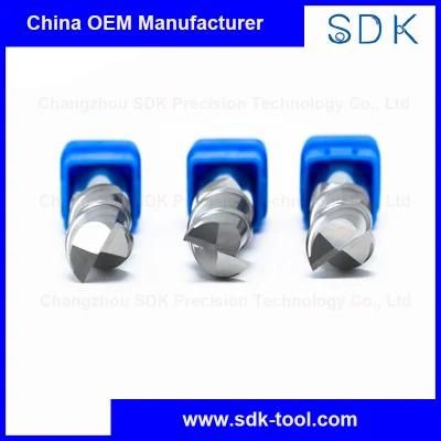 Wholesale Price 2flutes Tungsten Carbide Square Flat End Mills for Cutting Aluminum