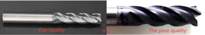 Carbide End Mills with excellent cutting edges