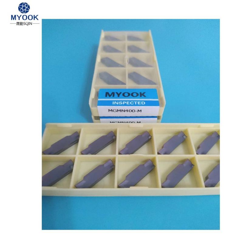 Parting and Grooving Carbide Inserts Mgmn400-M for Steel, Cast Iron, Aluminium and Stainless Steel Machining