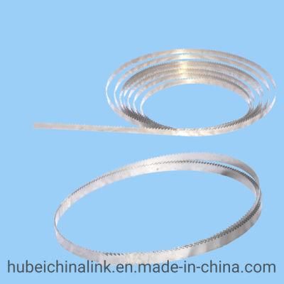 China Steel Grade 65mn Sawmill Woodcutting Bandsaw Blade with Teeth Rounding Edge
