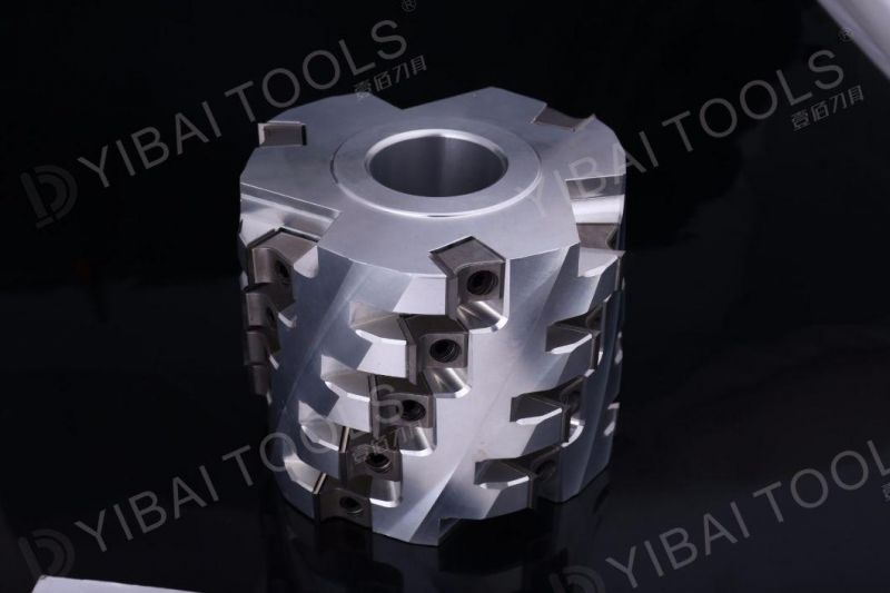 Helical Cutter with Indexable Inserts for Wood Planing-Aluminum Body (heavy duty)