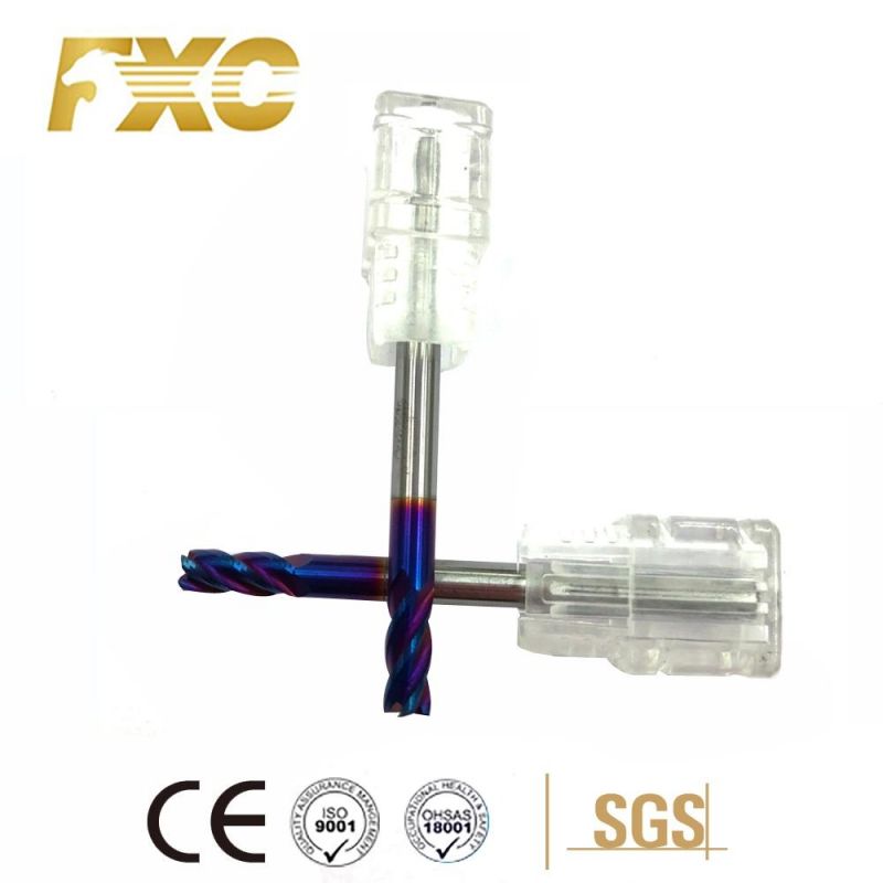 Good Using HRC60 Carbide Square End Mills CNC Cutters