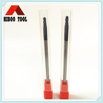 Carbide Long Shank 4flutes Ball Nose End Mill
