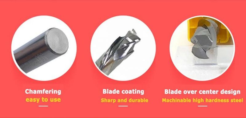 China Solid Carbide up and Down Cut Compression Double Spiral Flute Router Bits for MDF
