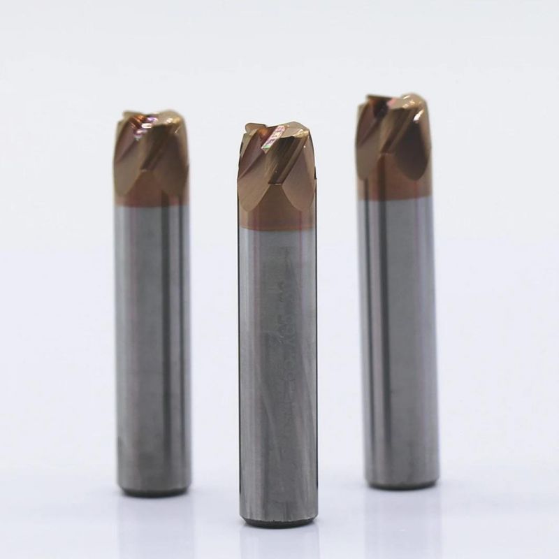 Machine milling too for stainless steel carbide end mill HRC55