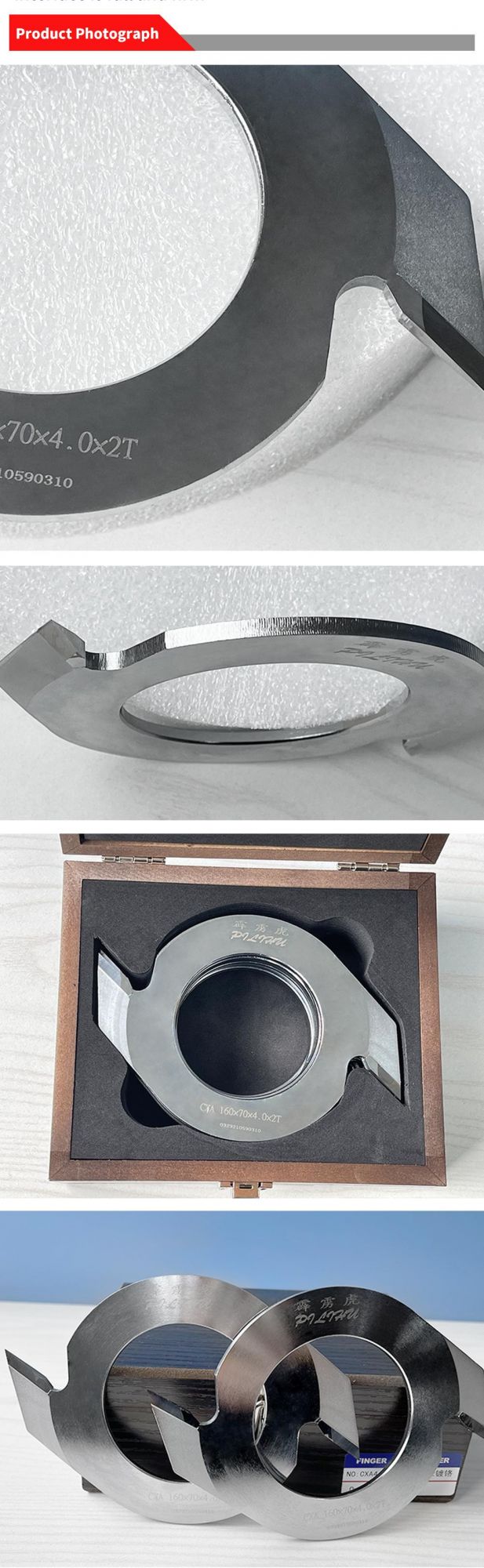 Four Tooth Finger Joint Cutter Wood Working Operation High Precision Woodworking Saw Blade