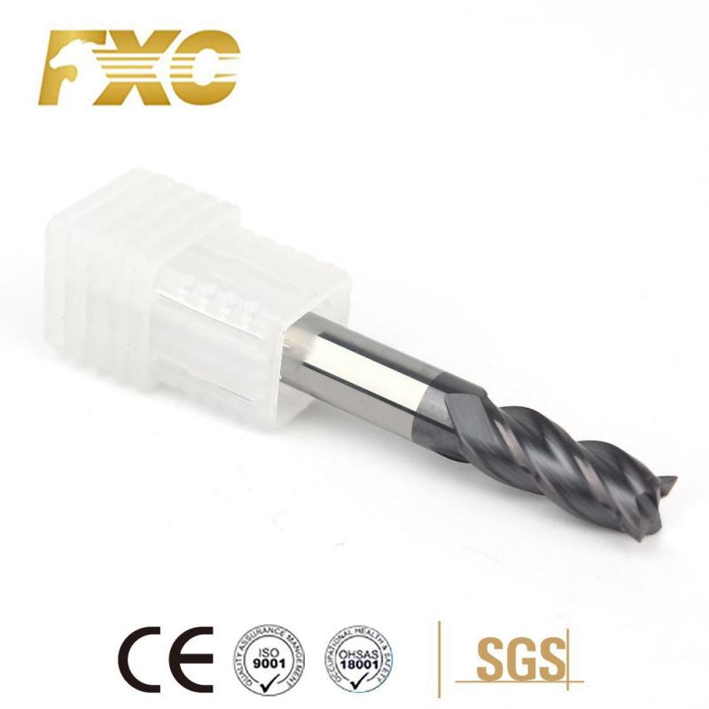 Carbide HRC45 4 Flutes Milling Cutter Mechanical Workshop Tools