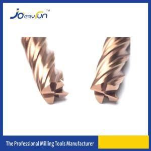 Solid Carbide 4 Flutes Corner Radius End Mill for Metal Processing