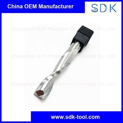 CNC Milling Cutter Carbide 2 Flute Spiral Upcut End Mill Wood Cutting Bit