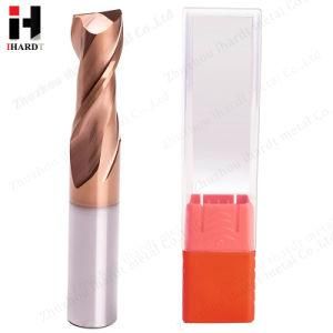2 Flutes Solid Tungsten Carbide End Mills for Metal Cutting