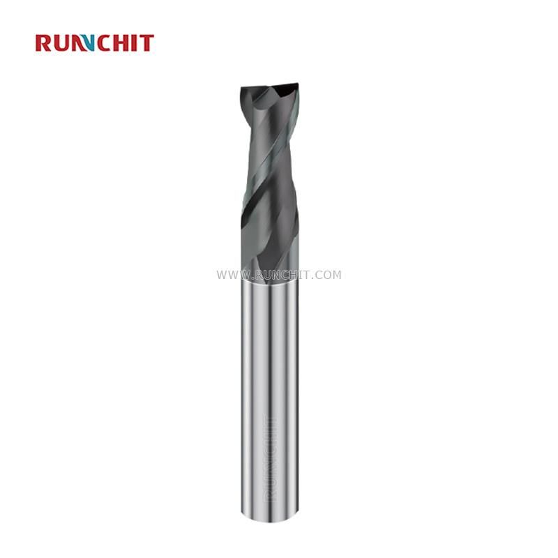 Standard HRC55 2 Flutes Solid Carbide End Mill for Mindustry Industry Materials High Die Industry (DE0252)
