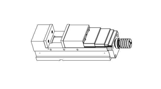 CNC Lathe Milling Machine Precision Vice, Clip Machine with The Aid of a Jig
