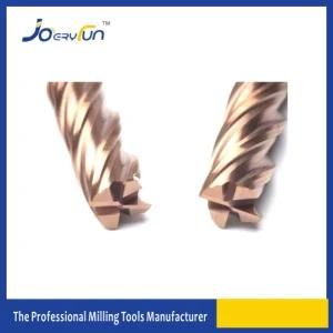 HRC 55 Solid Carbide 4 Flutes Corner Radius Cutting Tool