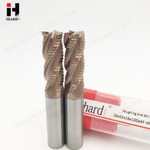 Chinese Professional Supplier of Solid Carbide Roughing End Mill for Steel HRC55