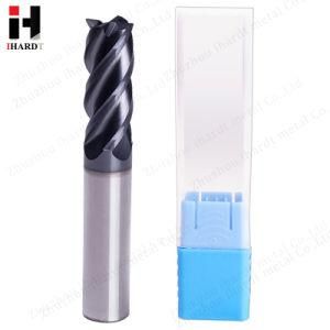 Ihardt HRC45 Series End Mills for General Steel with Aitin Black Coating