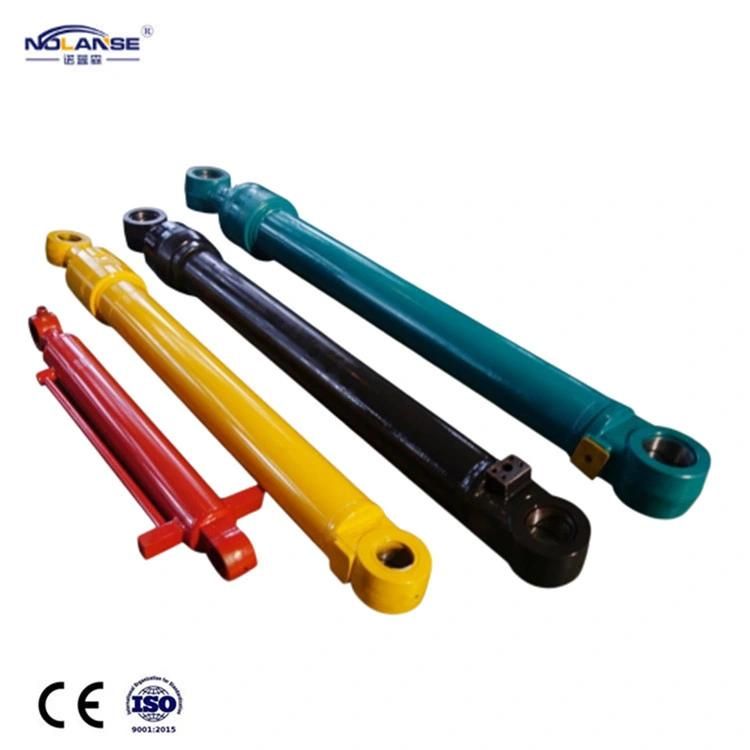 Custom Suitable for Textile Hydraulic Cylinders Custom High Quality Piston Hydraulic Cylinders for Vehicles Front Section Rectangular Flange Type Light Rod