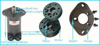 1500rpm High Speed Orbital Hydraulic Motor Omm8 Repalce Danfoss Orbit Motor