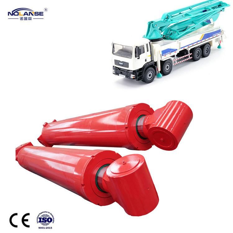 Hydraulic Lift Industrial Clevis Rod Ends Engine Lift Hydraulic Hoist Hollow Plunger Small Size 10 Inch Bore Cylinder