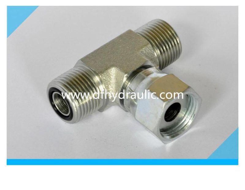 Orfs/Orfs to Swivel Branch Tee (BE)