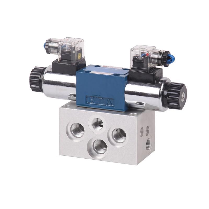 Customized Hydraulic System Hydraulic Manifold Blocks With Solenoid Valves