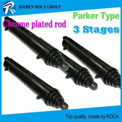 Parker Type 3 Stages Sat S63DC-101-126 Replacement Dump Truck Hoist Cylinder