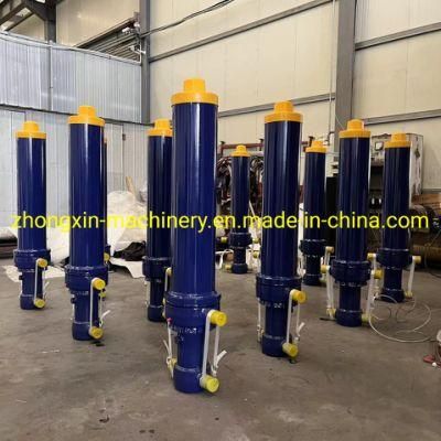 Hyva Type Telescopic Front-End Hydraulic Cylinder for Dump Truck
