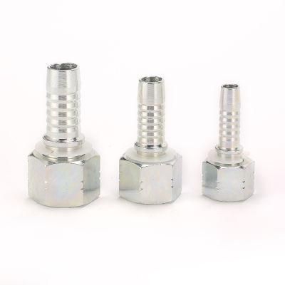 Carbon Steel Material Fitting Orfs Female Flat Seat Hydraulic Adapter