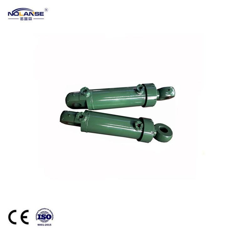 Custom Produce Single-Piston and Single-Acting Single-Stage Single Earring Hydraulic Cylinder with Externally Threaded Piston Rod