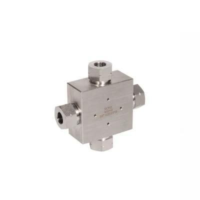 Stainless Steel Ultrahigh Pressure Super High Pressure Cross 60000psi/4138bar 3/8&quot;