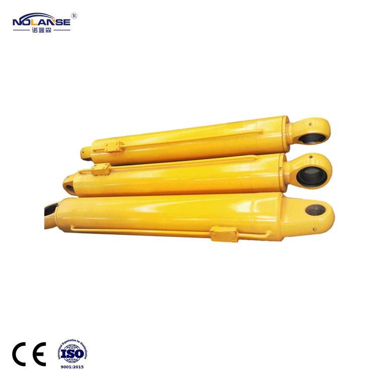 Custom Professional Cross Tube Hydraulic Cylinder Factory with Low Price Custom Nostandard Telescopic Hydraulic Plunger Cylinder with Forged Flange
