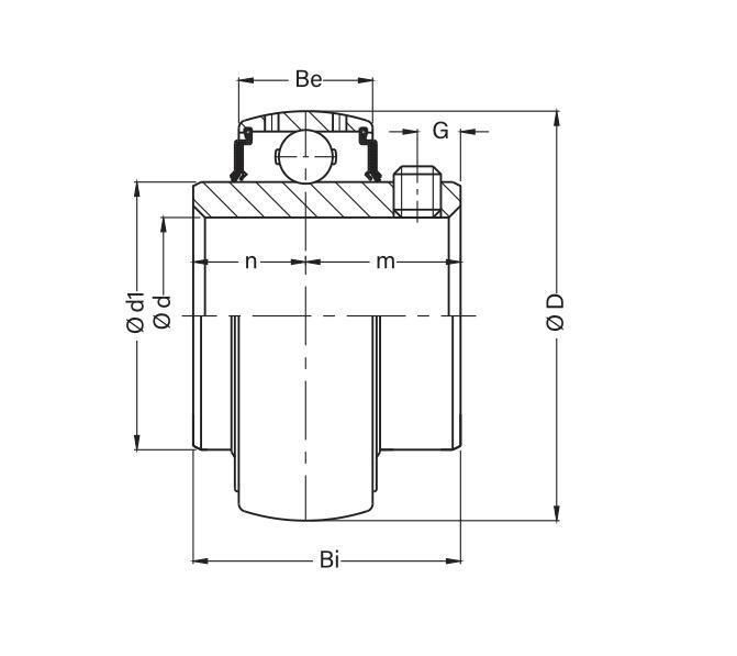 Nafl313/Nafl313-40/Nafl314/Nafl314-44/ UC/UCP/Ucf//Ucpa/Naflu Agriculture Pillow Block Bearing Insert Bearings