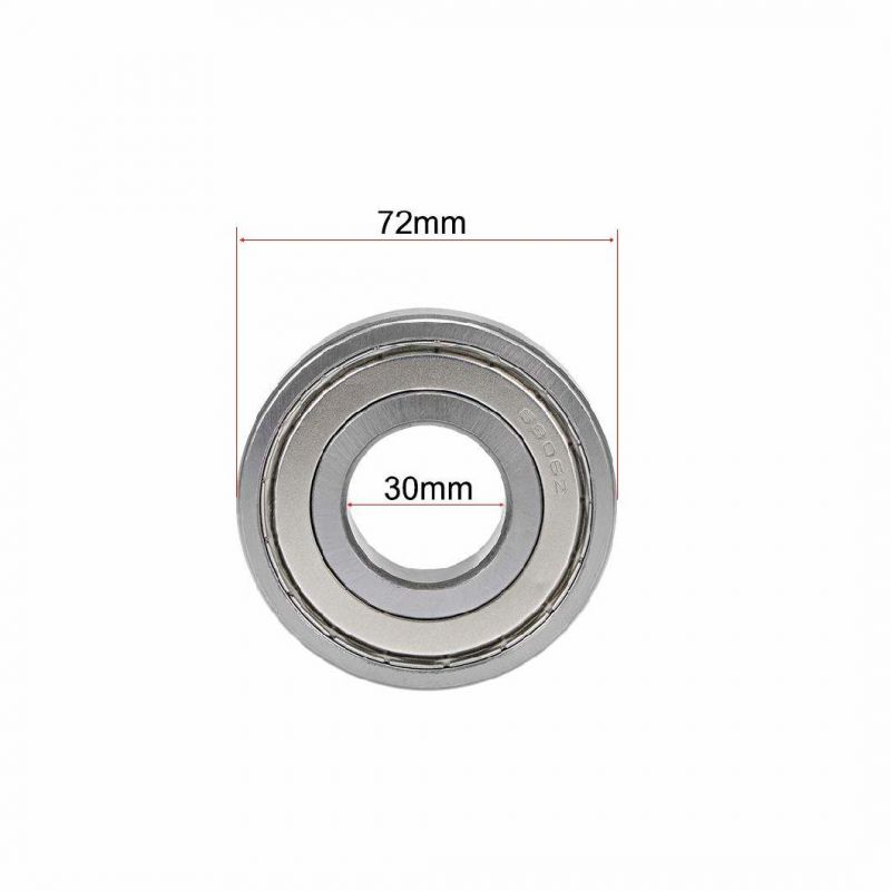 6306zz Deep Groove Ball Bearing 30X72X19mm Double Shielded ABEC-3 Bearings for Pumps