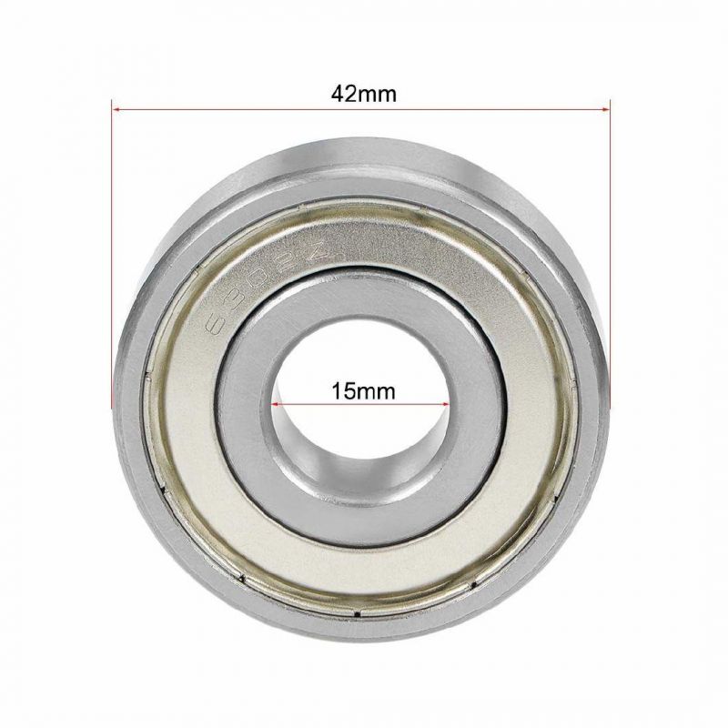 P0 (ABEC-1) Stainless Steel Deep Groove Ball Bearing 6302zz for Automobile