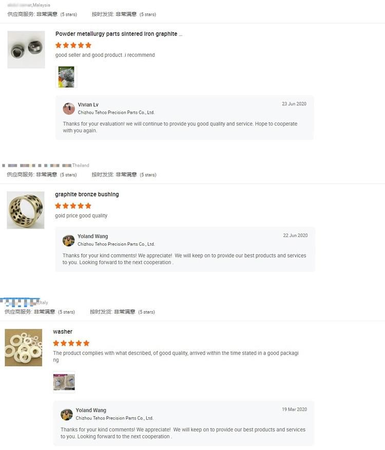 Guide Bush Mould Plugged Graphite Bronze Bushing
