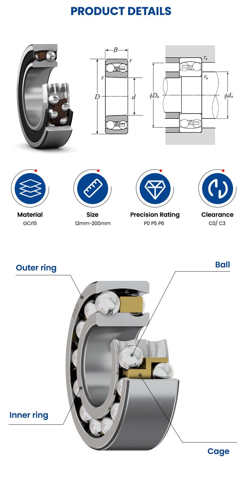 Xinhuo Bearing China Thrust Ball Bearing ODM 6001zz Bearing11214 Self Aligning Linear Bearing