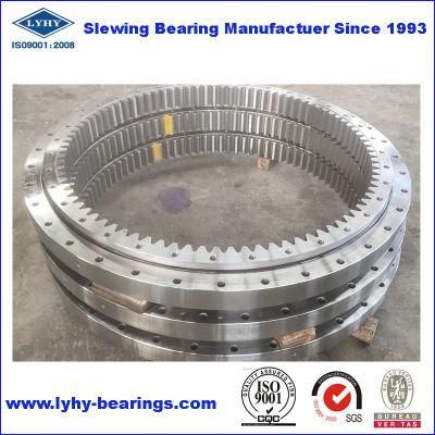 Lyhy Double Row Ball Slewing Bearings Slewing Ring Bearings with Internal Teeth H7-43n1