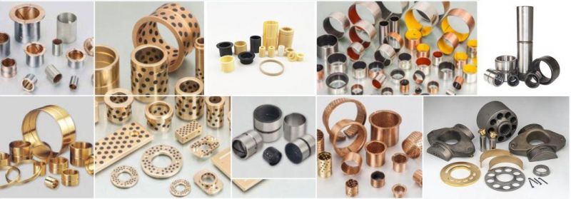Dry Self Lubricated DU Bush Steel Backed Slide Bushing Stainless Steel PTFE Bushings Source Factory