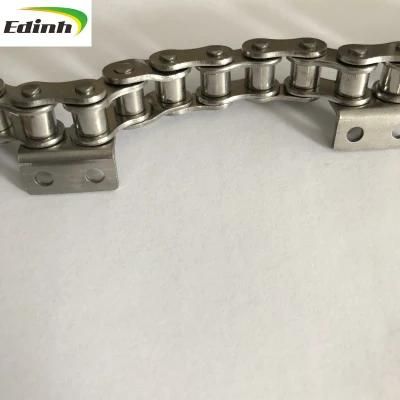1.4301 Stainless Steel 304 Chain and Chain Connecting Link 5m One Set 12-B1 08-B1 08b1 (1/2&quot;X5/16) 12b1 (3/4&quot;X7/16)