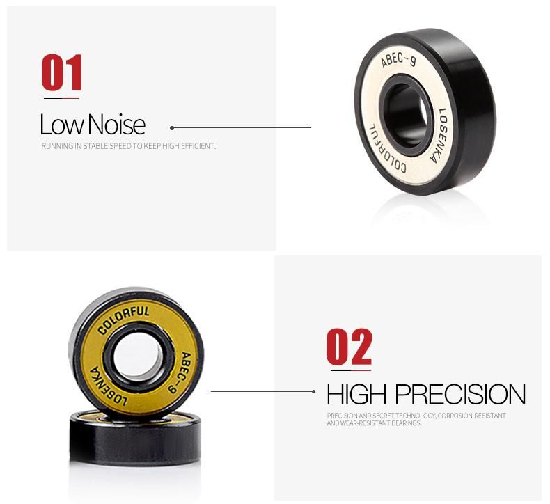 Miniature Ball Bearings 608RS 607zz 626zz 625zz Bearings Factory Cheap Price 608zz Miniature Bearings