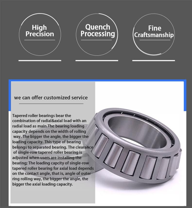 Construction Mechinery Parts 32913 32915 Taper Roller Bearing China Supplier