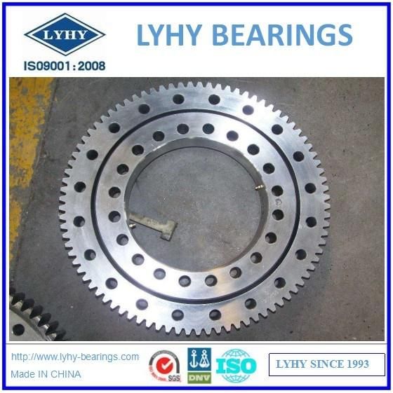 Lyhy Double Row Ball Slewing Bearings Slewing Ring Bearings with External Teeth V25e195