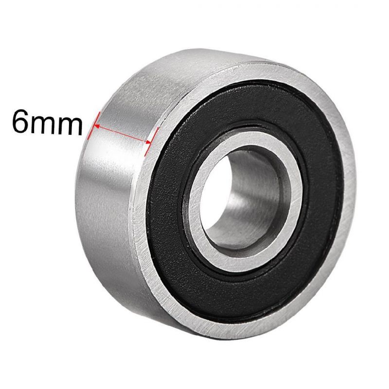 606-2RS Deep Groove Ball Bearing Double Sealed 6mm X 17mm X 6mm High Chrome Steel Z1 Bearing