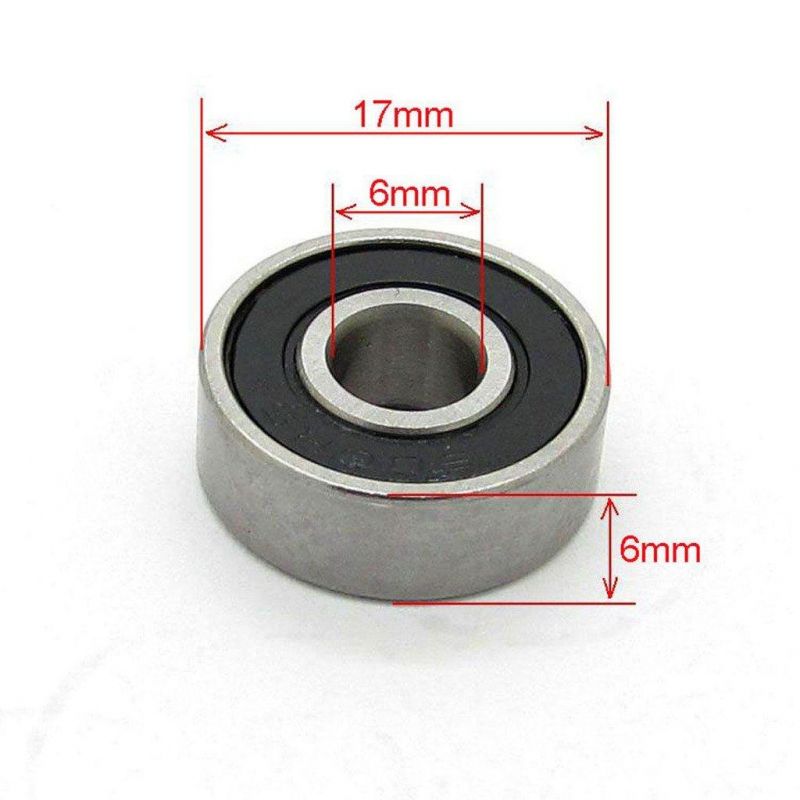 606-2RS Deep Groove Ball Bearing Double Sealed Chrome Steel Z1 Bearing
