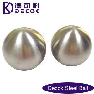 RoHS 0.35 to 200 mm Steel Balls 51mm Brushed Garden Gazed Decoration Stainless Steel Ball