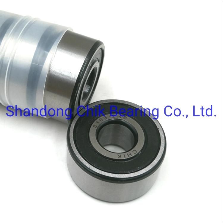 Chik High Quality Double Row Angular Contact Ball Bearing 3301-2RS 3302-2RS 3303-2RS 3304-2RS 3305-2RS