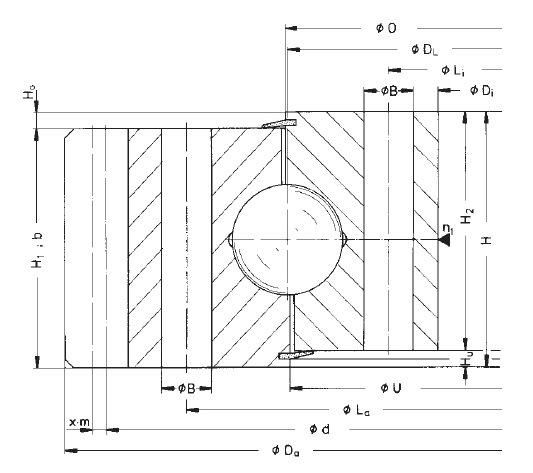 Auto Crane Slewing Ring Bearing 061.50.2355.001.49.1504 External Tooth Swing Bearing